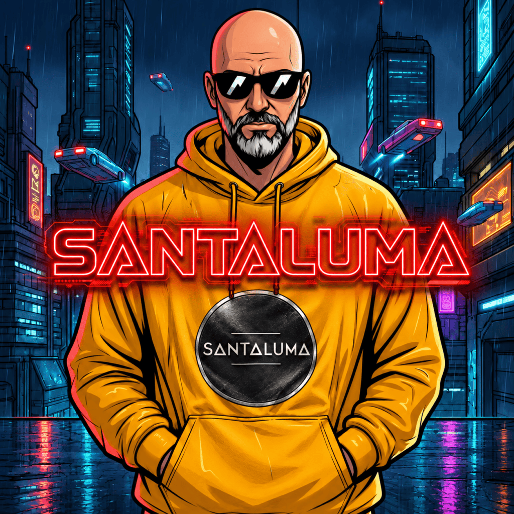 SANTALUMA in ambientazione cyberpunk