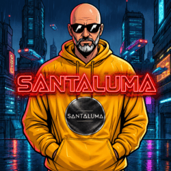SANTALUMA in ambientazione cyberpunk