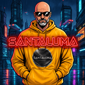 SANTALUMA in ambientazione cyberpunk